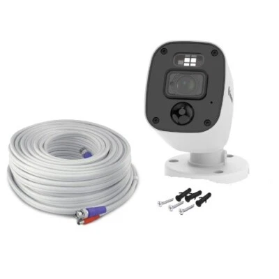 Swann PRO-1080MQB 1080p Enforcer Bullet CCTV Camera Flash Light Audio 4680 - Image 1 of 3