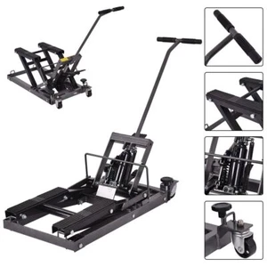 IRONMAX Motorcycle ATV Jack Lift Stand Quad Dirt Street Bike Hoist 1500 Lbs New - Picture 1 of 7