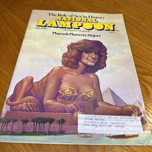 Vintage Humor Magazine National Lampoon Jan. 1978 Farah Fawcett “Sex In History” - Picture 1 of 6