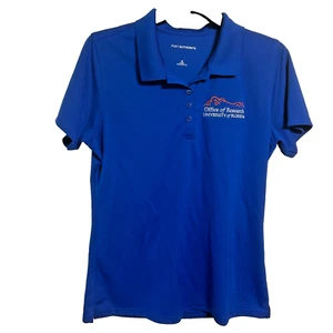 University of Florida Polo Shirt Women's Size M Blue Office of Research Logo UF - Picture 1 of 9