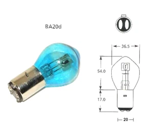 12 voltios 35/35 vatios Ba20d Azul Bosch tipo coche clásico Bombilla 395C (Par) - Imagen 1 de 6
