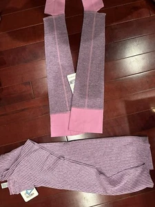 Ivivva Athletica Purple Running Set with Leg Warmers and Scarf - Picture 1 of 1