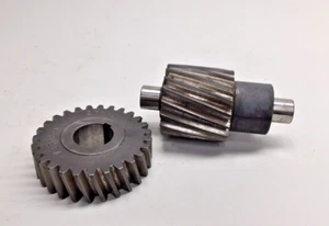 Gear T-13708-A Set Helical Gears LH 27T 25mm bore and 18T 17.5mm ends shaft - Picture 1 of 9