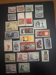 Poland 1960,1969 Used And CTO 23 Stamps And 1 Block Of 2 , VF /XF , See Photos - Picture 1 of 11