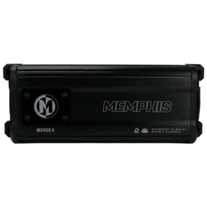 Amplificador de audio PowerSports de 4 canales Memphis Audio MX400.4 400W 4 canales. Amplificador NUEVO - Imagen 1 de 5
