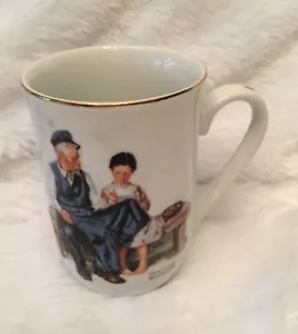 Norman Rockwell Museum Mug Cup The Lighthouse Keeper's Daughter 1982 Vintage - Picture 1 of 3