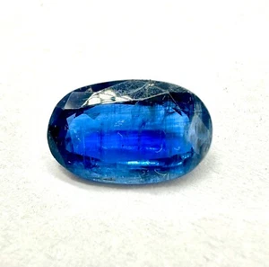 Blue Kyanite Sapphire Gemstone, Natural Sapphire Loose Gemstone 2.15 Ct 10x7mm - Picture 1 of 8