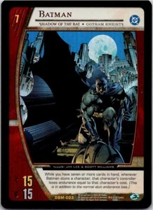 2005 VS SYSTEM DC BATMAN STARTER DECK - PICK / CHOOSE YOUR CARDS - Picture 1 of 29