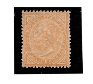DE LA RUE TORINO 1863 10 CENT GIALLO OCRA CERT. SOTTORIVA T17 - Foto 1 di 3