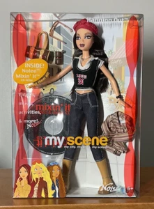Barbie My Scene Hanging Out Nolee bambola 2003 Mattel B9879 NRFB CD VINTAGE giapponese - Foto 1 di 8