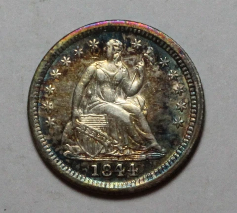 1844 Seated Liberty Half Dime UR126 Cover