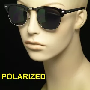 Gafas de sol retro estilo vintage nuevas para hombres y mujeres hipster polarizadas - Imagen 1 de 2