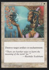 MTG Magic the Gathering 4x Disenchant Mirage White Instant Lightly Played