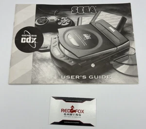 Consola Sega Genesis CDX Guía del usuario solo ENVÍO GRATUITO - Imagen 1 de 3