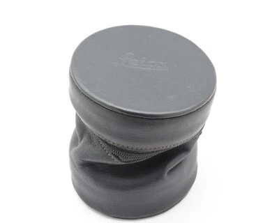 Leica Black Leather Lens Case 4.00" x 3.50" (#16313) - Image 1 of 4