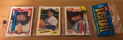 1990 Rack Pack Mike Devereaux Orioles Scott Bankhead Mariners Mike Dyer Twins - Image 1 of 2