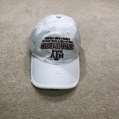 Gorra Texas A&M Aggies con tirantes blanca Adidas Foto 1 de 4