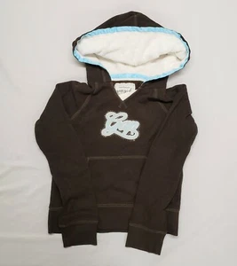 Gap Kids Girls Brown Hooded Sweatshirt with Fur Lining. NWT SZ M (8) - Picture 1 of 5