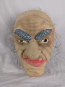 Vintage Fright Asylum 1996 Disguise INC Halloween Latex Old Man Creepy - Picture 1 of 10