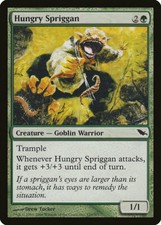 Magic MTG Tradingcard Shadowmoor 2008 Hungry Spriggan 120/301