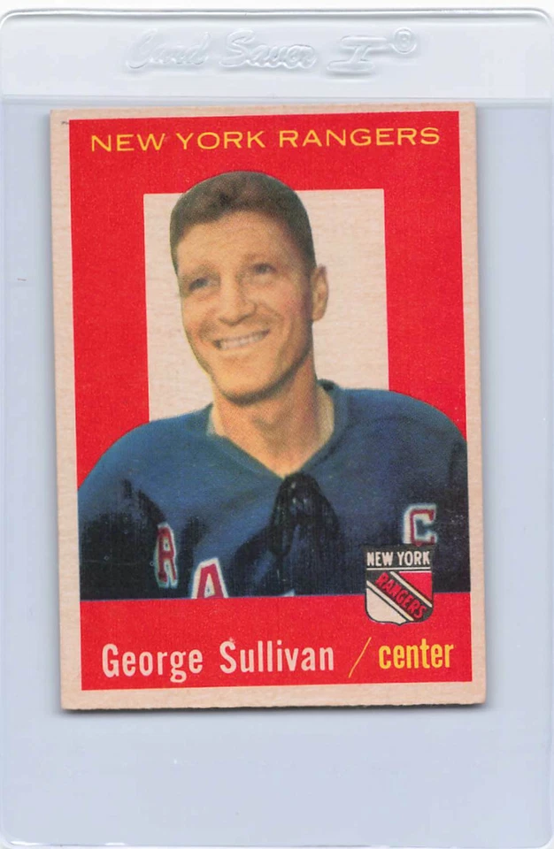 1959/60 Topps #59 George Sullivan Rangers EX/MT *2 - Image 1 of 1