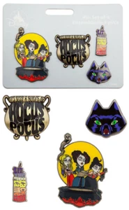 Disney Parks Hocus Pocus Pin Trading Set Four Pin Collection Halloween 2018 NEW - Picture 1 of 3