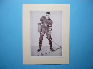 1935/40 CROWN BRAND NHL HOCKEY PHOTO 156 LOUIS TRUDEL SHARP!! MONTREAL CANADIENS
