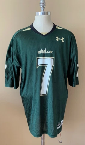 Under Armour Men's South Florida Bulls # 7 Football Jersey X-Large Cover