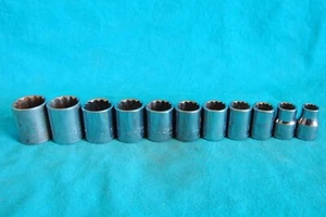 craftsman usa 3/8 drive socket set 11 piece 12 point metric 19mm to 9mm - Bild 1 von 1