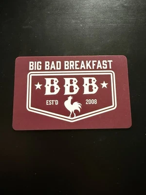 Big Bad Breakfast BBB Gift Card $20 Value  - Image 1 of 2