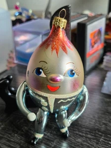 De Colección Christopher Radko OFF THE WALL Humpty Dumpty ITALIA Adorno de Navidad - LEER - Imagen 1 de 6