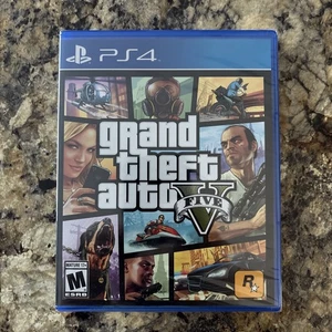 Grand Theft Auto V 5 PS4 PLAYSTATION 4 NEU SEALED FIRST PRINT NOT FOR RESALE - Bild 1 von 4