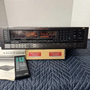 JVC R-X500B VINTAGE AM/FM STEREO RECEIVER - SERVICED - CLEANED - WITH REMOTE - Picture 1 of 11