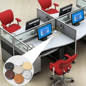 Cable Clamp Computer Grommet Wire Hole Cover Desk Table Cable Fastener Line Box - Afbeelding 1 van 19