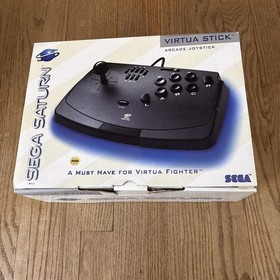 Sega Saturn Virtua Stick Joystick Controller MK-80112 Open Box, Reg Card, Tested