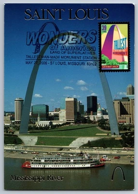 #4044 Wonders of America Gateway Arch Maxi Card w/Pictorial Cancel - Image 1 of 2