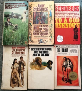 John Steinbeck books, lot of 6, To a God Unknown, East of Eden, Pastures of... - Bild 1 von 11