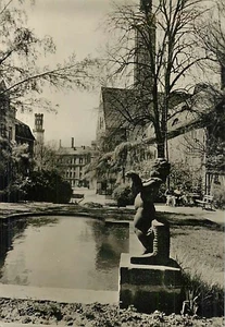 AK - Zittau - Sachsen - Museumsborn mit Putten - Parkansicht - Picture 1 of 2