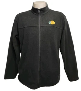 Bass Pro Shops Full Zip Fleece Jacket Men's XL Black  Pockets  Embroidered Logo  - Picture 1 of 15