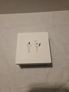 Apple AirPods 4 Wireless Bluetooth In Ear Headphones With Charging Case - White - Photo 1 sur 7