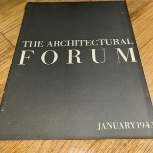 Jan 1943 ARCHITECTURAL FORUM Mag Detailed Plans- NEW PENTAGON / Albert Kahn Dies - Picture 1 of 21