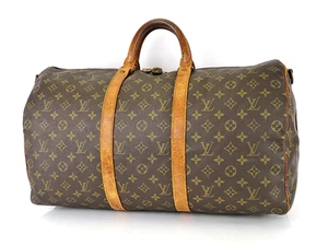Auténtico bolso de lona Louis Vuitton Keepall bandolera 50 monograma #61338 - Imagen 1 de 24