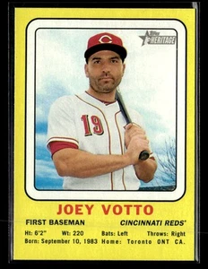 2018 Topps Heritage #69CC-JV Joey Votto 1969 Collector Cards - Bild 1 von 2