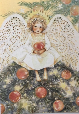 Marcel Schurman- Christmas- Angel With Laser Cut Wings- Becky Kelly