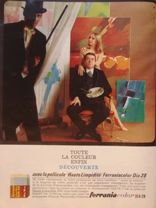 PUBLICITÉ LA PELLICULE HAUTE LIMPIDITE FERRENIACOLOR DIA28 COULEURS VIVANTES - Picture 1 of 1
