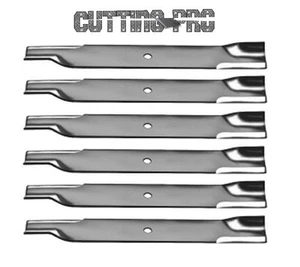 6 Pack Hi Lift Heavy Duty Air Foil Blades Replaces Exmark 103-6383 for 60" deck - Picture 1 of 1