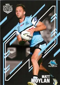 2023 CRONULLA SHARKS NRL Card MATT MOYLAN Rivalry Special Edition - Picture 1 of 3