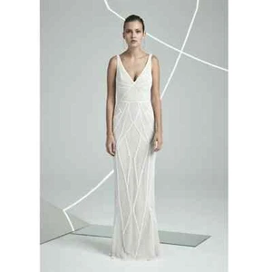 Anthropologie BHLDN x Rachel Gilbert Kylah Gown Sz 12 $2399 - Picture 1 of 8