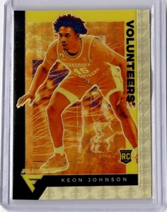 2021-22 Chronicles Flux Keon Johnson Rookie 1/1 One of One Gold Vinyl #231 (RC) - Picture 1 of 2