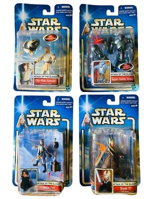 Star Wars 2002 El Ataque de los Clones - Colección 1 Lote de 4 Foto 1 de 4